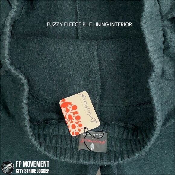 FP MOVEMENT CITY STRIDE JOGGER IN PINE OVERSIZED SWEATPANTS SMALL DARK GREEN - Picture 11 of 14